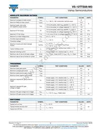VS-12TTS08-M3 Datasheet Page 2