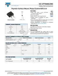 VS-12TTS08SLHM3 Datasheet Cover