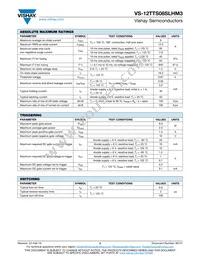 VS-12TTS08SLHM3 Datasheet Page 2