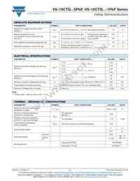 VS-15CTQ045-1PBF Datasheet Page 2