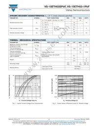 VS-15ETH03-1PBF Datasheet Page 2