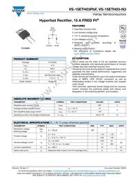 VS-15ETH03-N3 Datasheet Cover