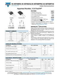 VS-15ETH06-N3 Datasheet Cover