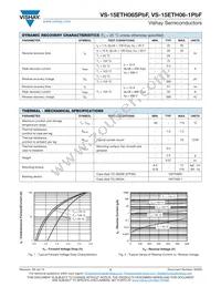 VS-15ETL06SPBF Datasheet Page 2