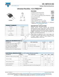 VS-15ETU12-N3 Datasheet Cover