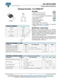 VS-15ETU12HN3 Datasheet Cover