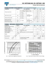 VS-15ETX06STRR-M3 Datasheet Page 2