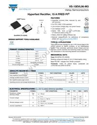 VS-15EVL06-M3/I Datasheet Cover