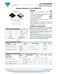 VS-16CDU06HM3/I Datasheet Cover