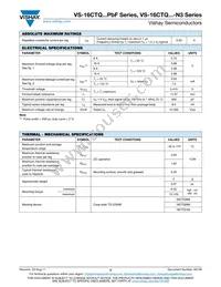VS-16CTQ100-N3 Datasheet Page 2
