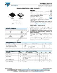 VS-16EDU06HM3/I Datasheet Cover