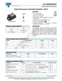 VS-182NQ030PBF Datasheet Cover