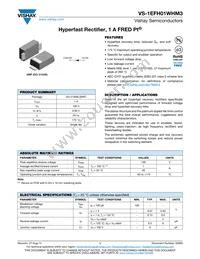 VS-1EFH01WHM3-18 Datasheet Cover