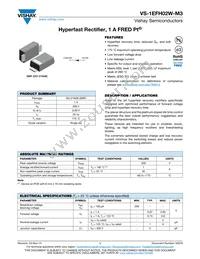 VS-1EFH02W-M3-18 Datasheet Cover