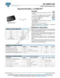 VS-1EMH01-M3/5AT Datasheet Cover