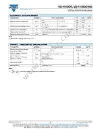 VS-1N5820TR Datasheet Page 2