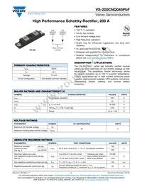 VS-200CNQ045PBF Datasheet Cover