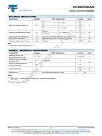 VS-20BQ030-M3/5BT Datasheet Page 2