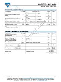 VS-20CTQ045HN3 Datasheet Page 2