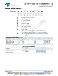 VS-20CTQ150STRR-M3 Datasheet Page 5