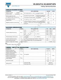 VS-20CWT10FN Datasheet Page 2