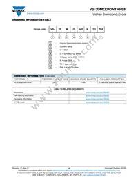 VS-20MQ040NPBF Datasheet Page 4