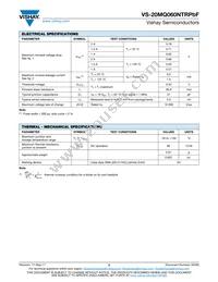 VS-20MQ060NPBF Datasheet Page 2