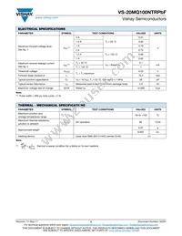 VS-20MQ100NPBF Datasheet Page 2