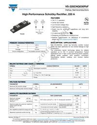 VS-220CNQ030PBF Datasheet Cover