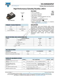 VS-240NQ045PBF Datasheet Cover