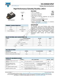 VS-245NQ015PBF Datasheet Cover