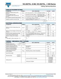 VS-25CTQ040STRL-M3 Datasheet Page 2