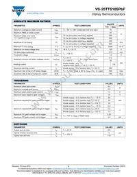 VS-25TTS16SPBF Datasheet Page 2