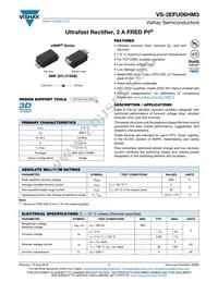 VS-2EFU06HM3/I Datasheet Cover