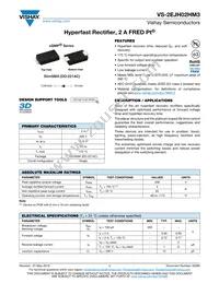 VS-2EJH02HM3/6B Datasheet Cover