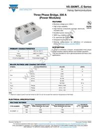 VS-300MT180C Datasheet Cover