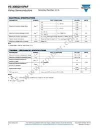 VS-30BQ015PBF Datasheet Page 2