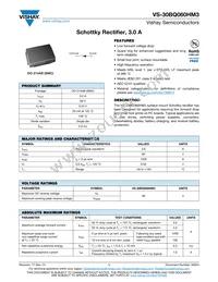 VS-30BQ060HM3/9AT Datasheet Cover