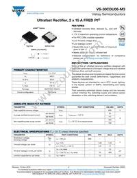 VS-30CDU06-M3/I Datasheet Cover