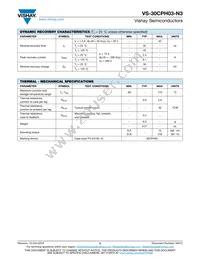 VS-30CPH03-N3 Datasheet Page 2