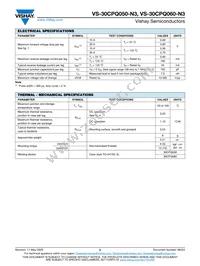 VS-30CPQ050-N3 Datasheet Page 2