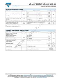 VS-30CPQ050PBF Datasheet Page 2