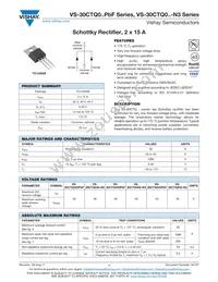VS-30CTQ040-N3 Datasheet Cover