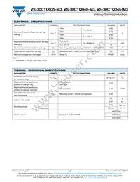 VS-30CTQ045-M3 Datasheet Page 2