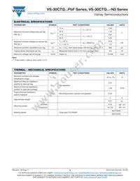 VS-30CTQ100-N3 Datasheet Page 2