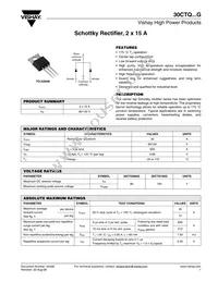 VS-30CTQ100GPBF Datasheet Cover