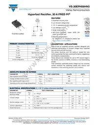 VS-30EPH06HN3 Datasheet Cover