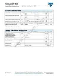 VS-30L30CT-1PBF Datasheet Page 2