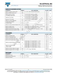 VS-30TPS16L-M3 Datasheet Page 2