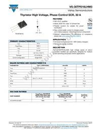 VS-30TPS16LHM3 Datasheet Cover